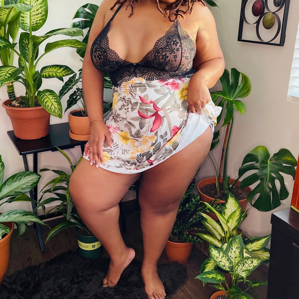 Field of Flowers Babydoll w/Thong